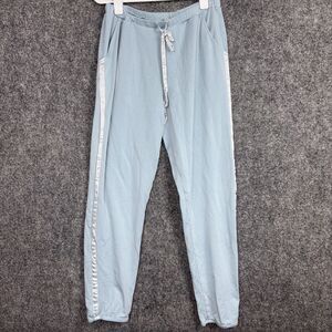PJharlow Blair Pants Womens Size S Blue French Terry sweatpant Lounge Active